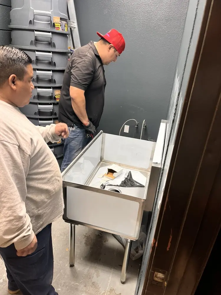 Commercial plumbing and sink installation in Forestbrook